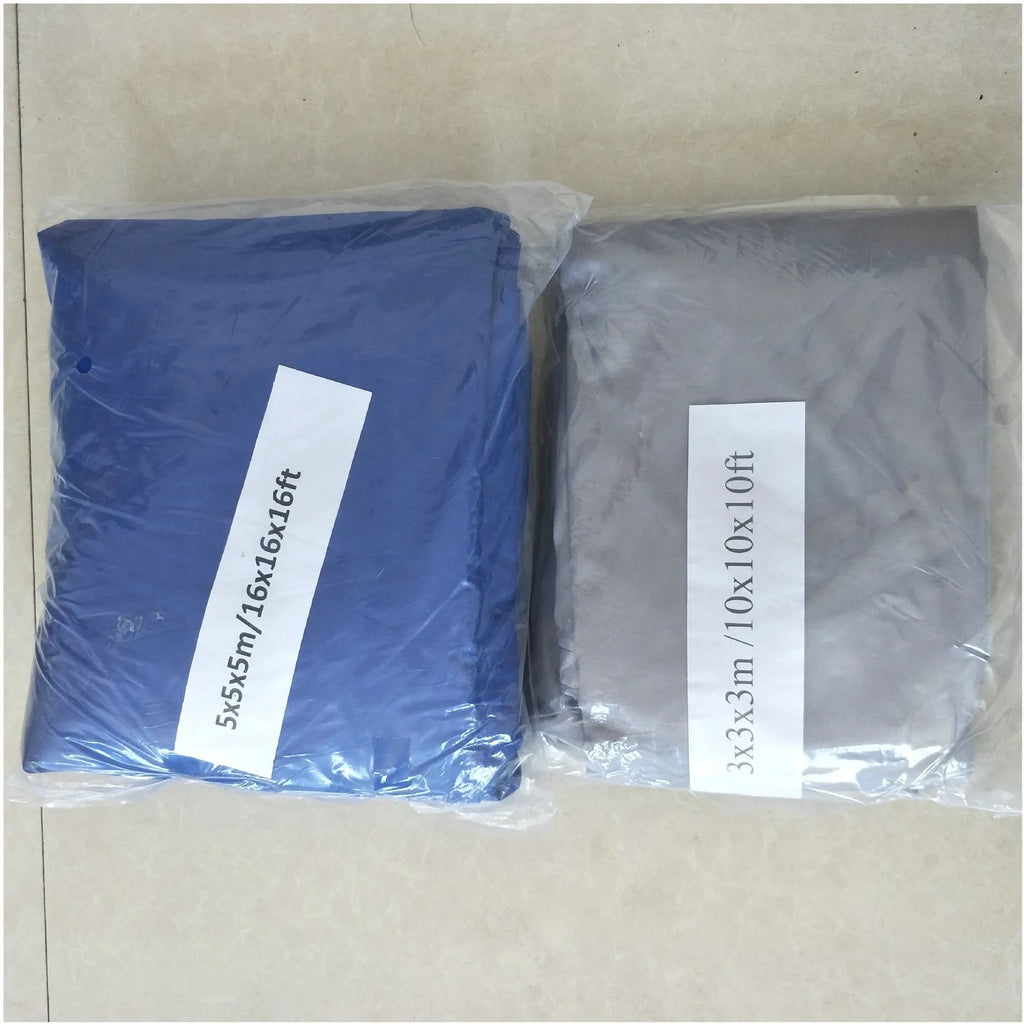 Blue 3x4 metre curved square shade sail providing outdoor UV protection