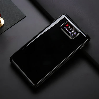 Black 18650 DIY charging bank case C9 model, 22mm x 76mm x 150mm with Type-C input and 5V 2A output for six batteries