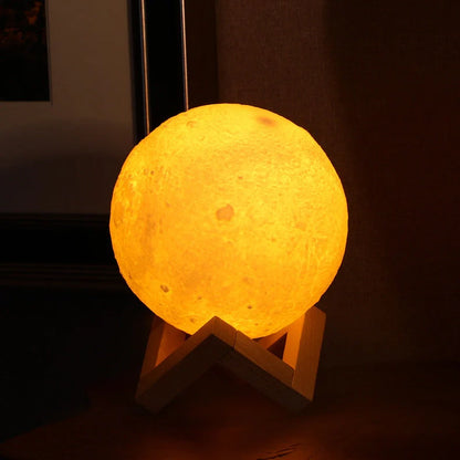 White USB night light humidifier with 880ml tank showing adjustable LED lighting and mist function