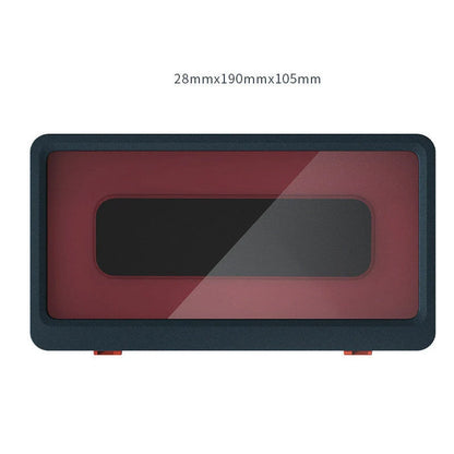 Waterproof wall-mounted phone case with anti-fog technology, fits phones up to 6.8 inches
