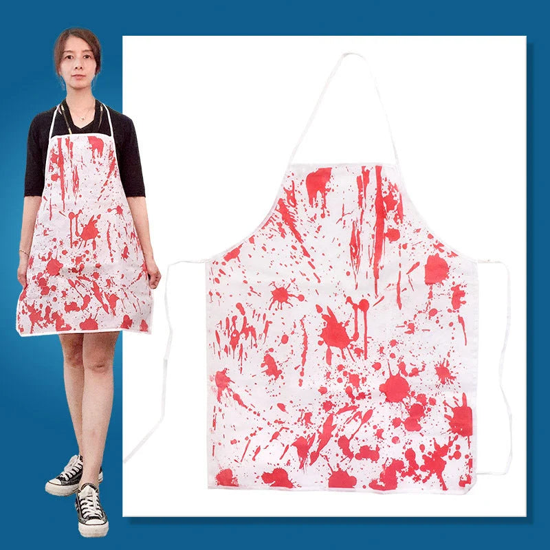 Halloween Horror Knife Flag Pulling Horror Curtain Bed Sheet with multiple spooky designs