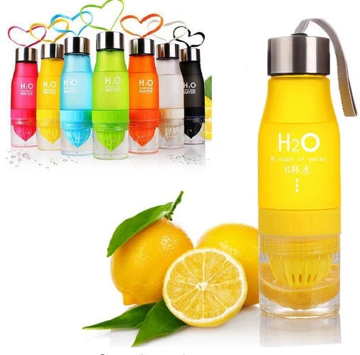 Frosted Plastic Lemon Cup in various colours, BPA-free, 650ml capacity