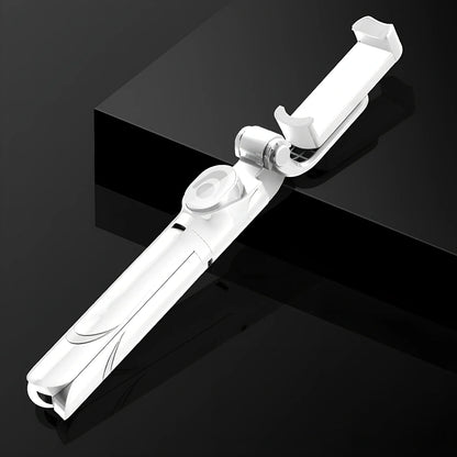 Bluetooth selfie stick with remote control extended to 100cm holding smartphone