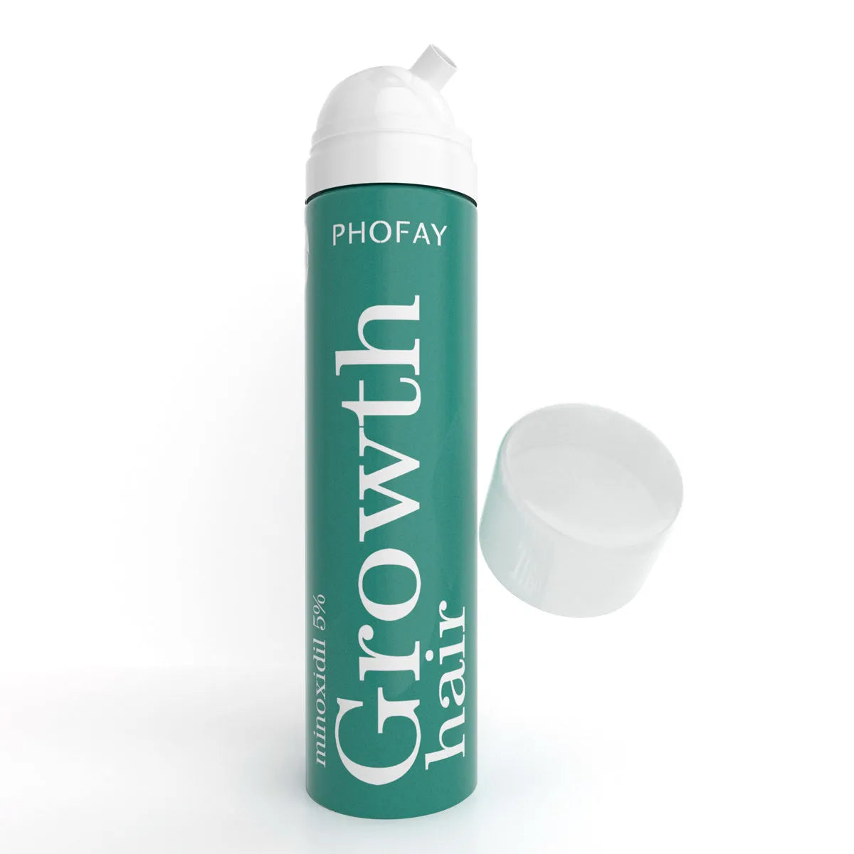CH004 minoxidil anti-hair loss mousse bottle with applicator nozzle for topical foam treatment