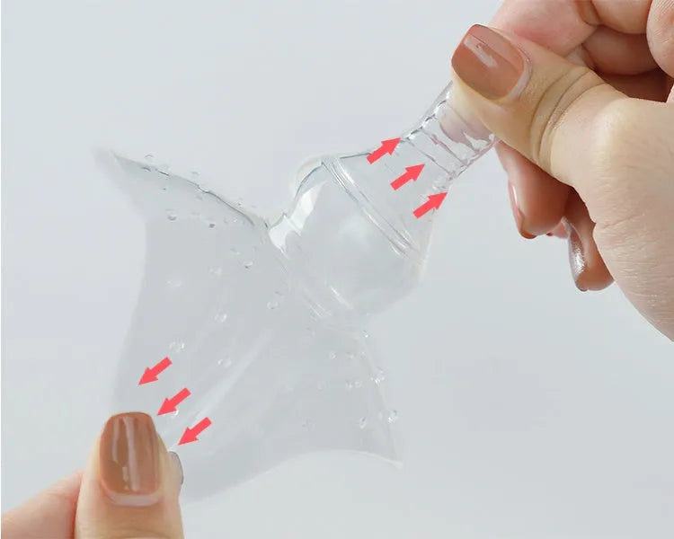 Nursing nipple protectors for flat, sunken, or cracked nipples and weaning support.