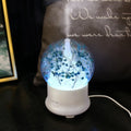 Flowers aromatherapy diffuser in pink colour, 12x12x16.8cm, made of ABS PET and PP