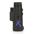 Black 20x50 monocular telescope with 12x zoom and wide field view