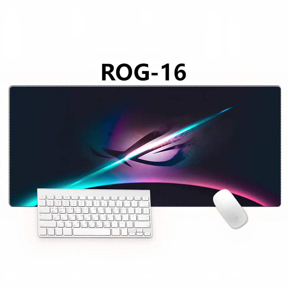 Country Edge Keyboard Pad 80cm x 30cm in ROG-02 design with natural rubber base and Jiaji cloth surface for desk stability