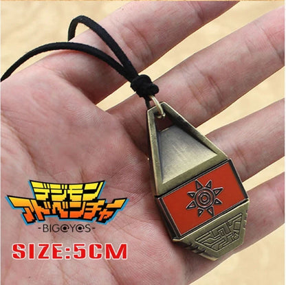 Adjustable magnetic pendant necklace with durable nylon rope and sleek metal pendant
