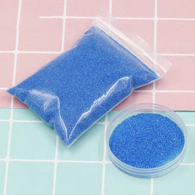 DIY Non-toxic Magic Mars Space Sand in seven colours for creative and educational play