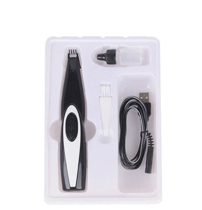 Small Pet Mini Foot Hair Clippers with USB charging for precise grooming