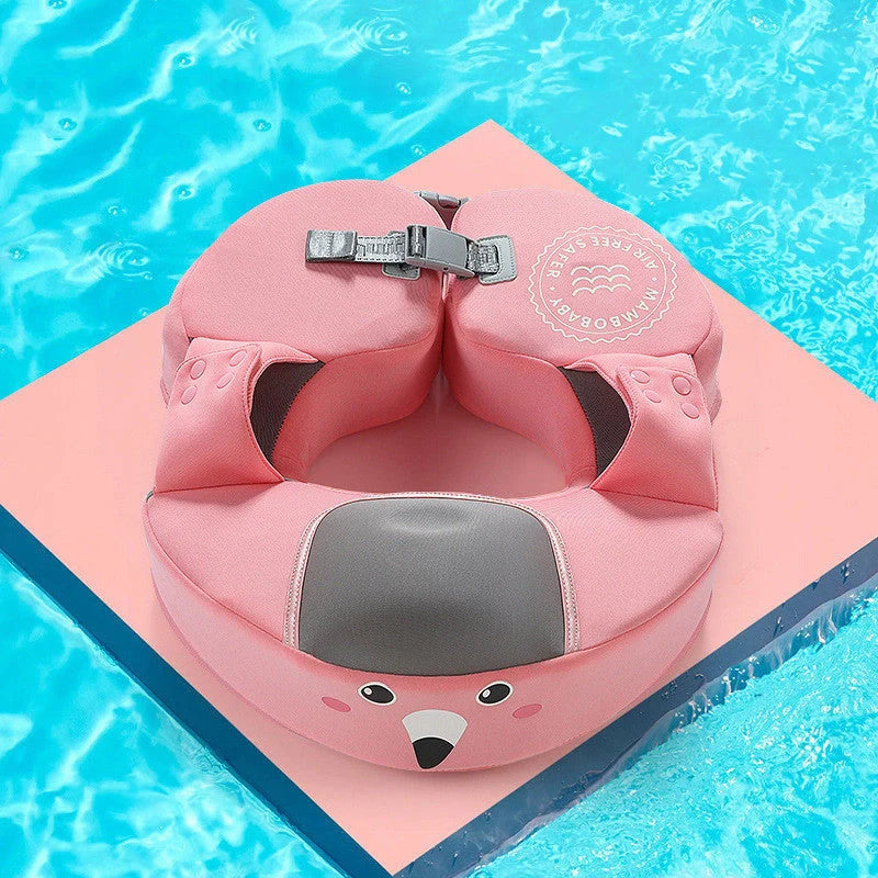 TPU Baby Swimming Ring Floats in various colors, showcasing adjustable buckles and soft fabric for safe, comfortable swimming.