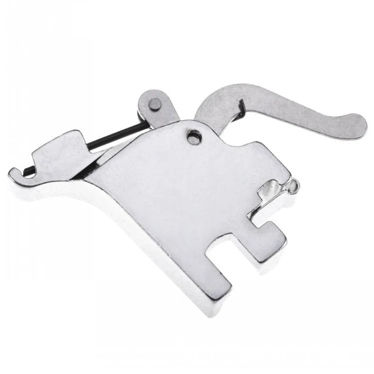 Universal presser foot holder for domestic sewing machines, made from durable zinc alloy