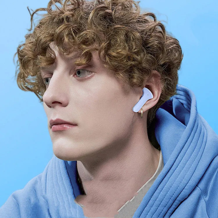 Wireless Bluetooth headset with LED digital battery display in multiple colour options