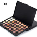 40 colours waterproof glitter eyeshadow palette in compact 50x100x10mm case with fashion minimalist trim design