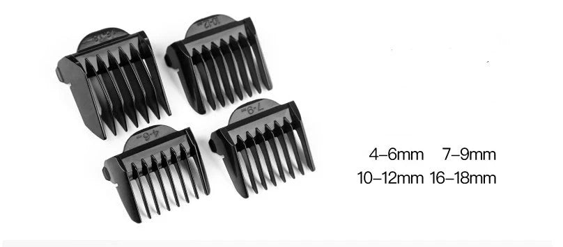 Household Hair Clipper Electric Shaver with titanium-ceramic blades and adjustable length settings