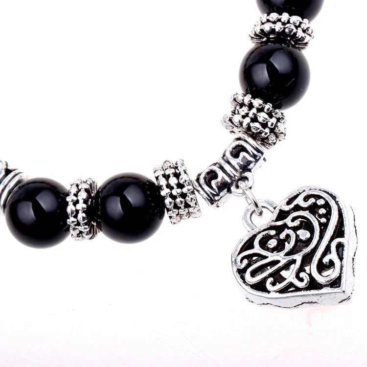 Seven Chakra Yoga Energy Bracelet with adjustable length for spiritual alignment