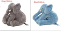 Elephant Doll Pillow Baby Comfort Sleep Plush Toy with PP Cotton Filling Machine Washable Short Plush 60cm and 40cm Sizes Gray Blue Pink Yellow Purple Small or Large Blanket Option