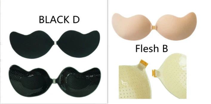 Deep V Invisible Bra with Mango Cup for seamless support under swimwear or dresses