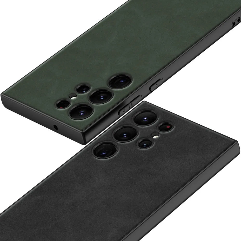 Samsung Galaxy S23 Magsafe TPU slim phone case in black with magnetic ring