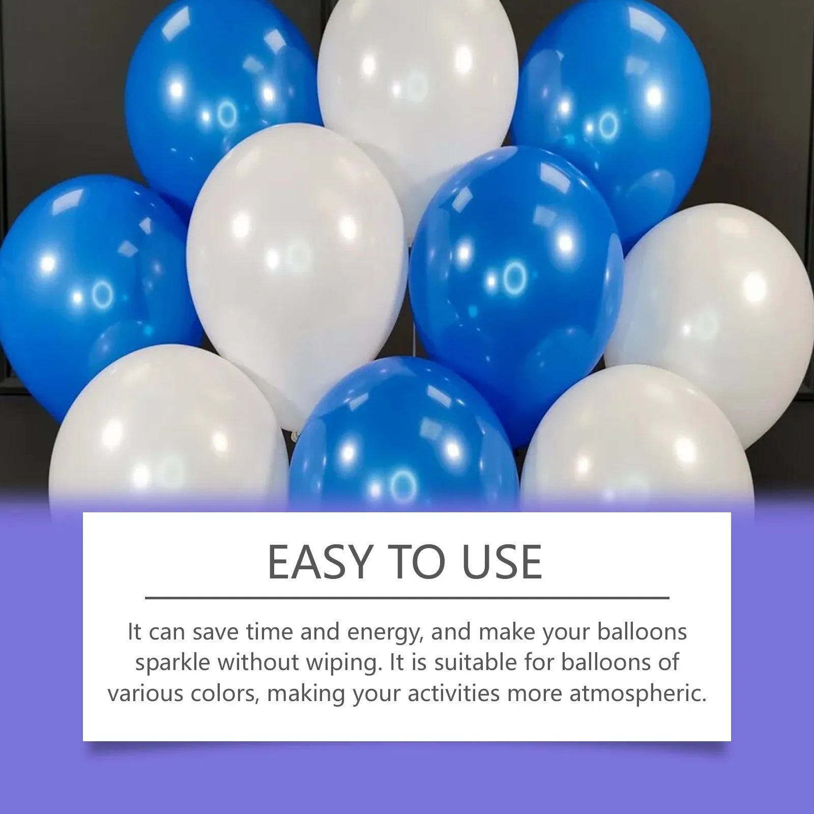 100ml aerosol can of Balloon Lustre Spray for creating a shiny finish on balloons.