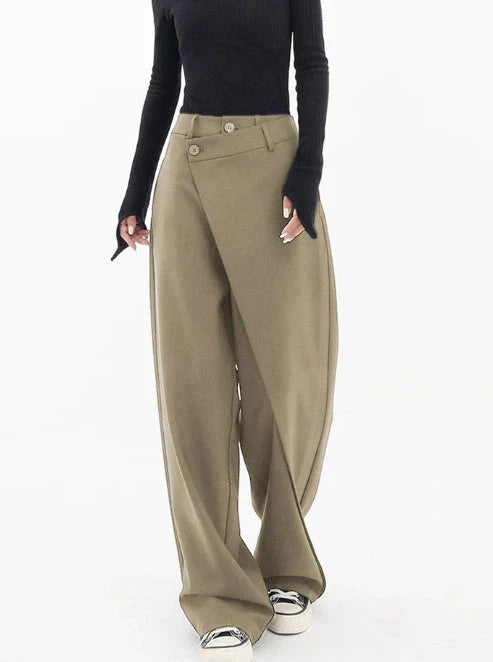 Stylish women's wide-leg trousers in various colours for a flattering fit