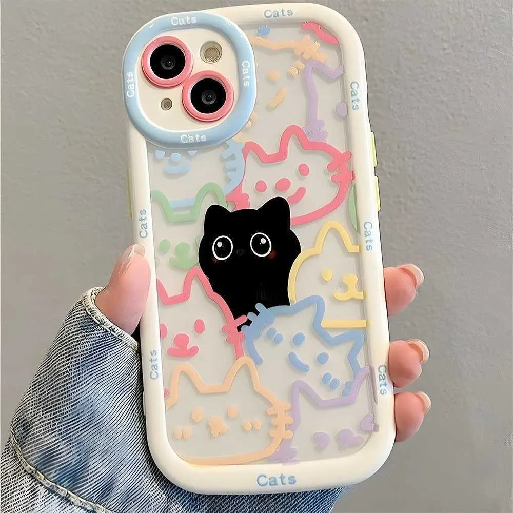 TPU shockproof phone case for iPhone in black, red, yellow, green, or other colours with sprayed finish DIY style