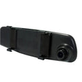 Car driving recorder with 4.3-inch screen mounted on rearview mirror, black colour, 170-degree wide-angle lens