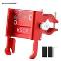 Aluminium alloy mobile phone holder mounted on motorcycle handlebar for navigation