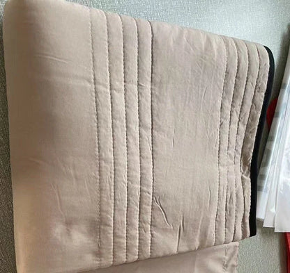 Lightweight polyester cooling blanket in various colours for summer comfort