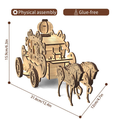 Princess Amelia Carriage Modelling Puzzle Toy for creative and educational play