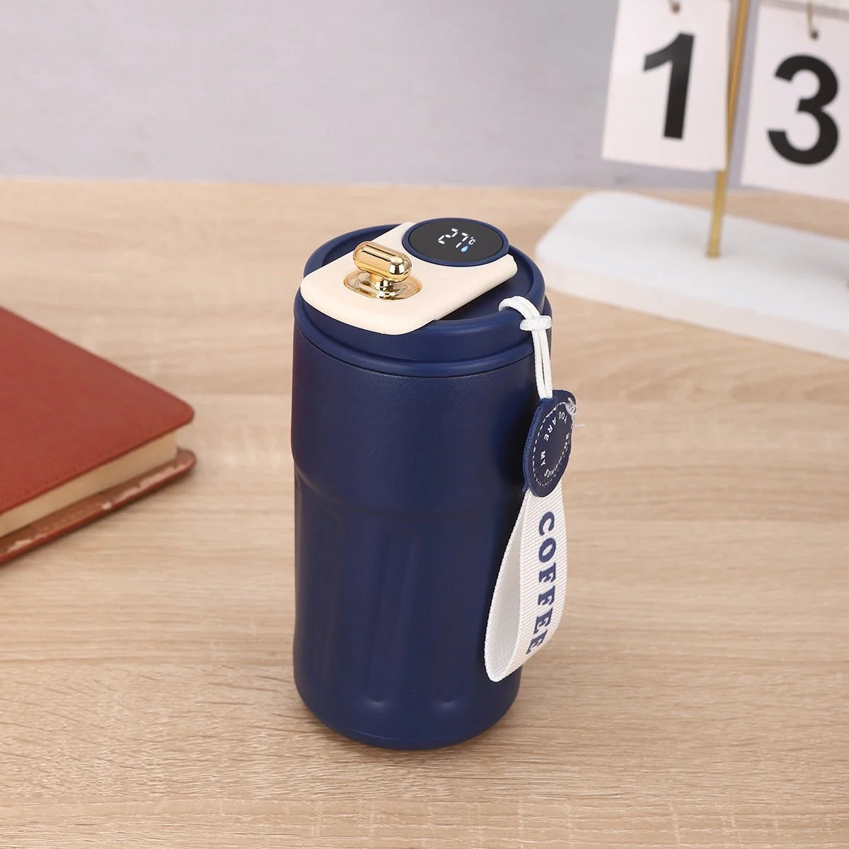 Smart Digital Thermal Bottle 450ml Stainless Steel Vacuum Flask with temperature display