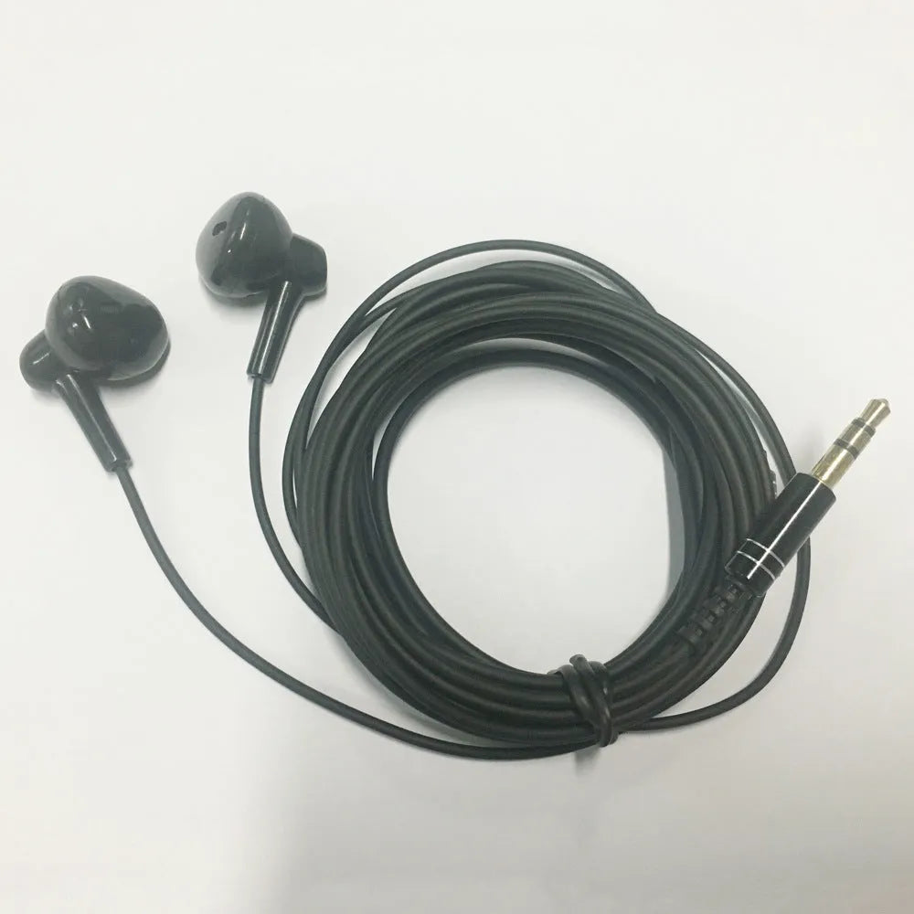 K-song white wired in-ear monitoring earphones with TPE cable and clip