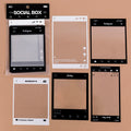 Frame Series retro decorative sticker sheets showing photography, film, magazine, music, social and transparent frame designs