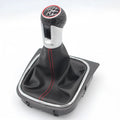 High-quality leather gear lever handball and dust boot replacement set for Volkswagen Golf manual models.