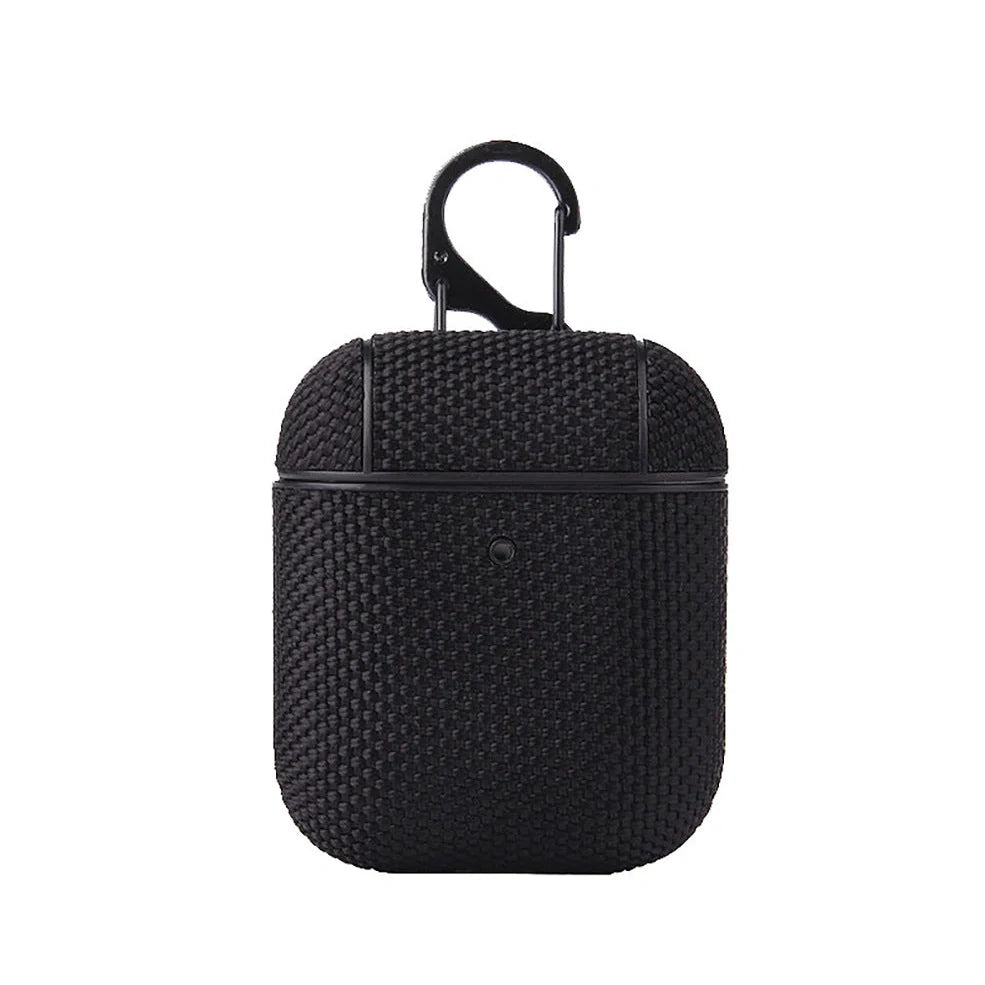 AirPods protective case showing black colour option with delicate texture surface and precise 13.5cm dimensions