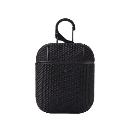 AirPods protective case showing black colour option with delicate texture surface and precise 13.5cm dimensions