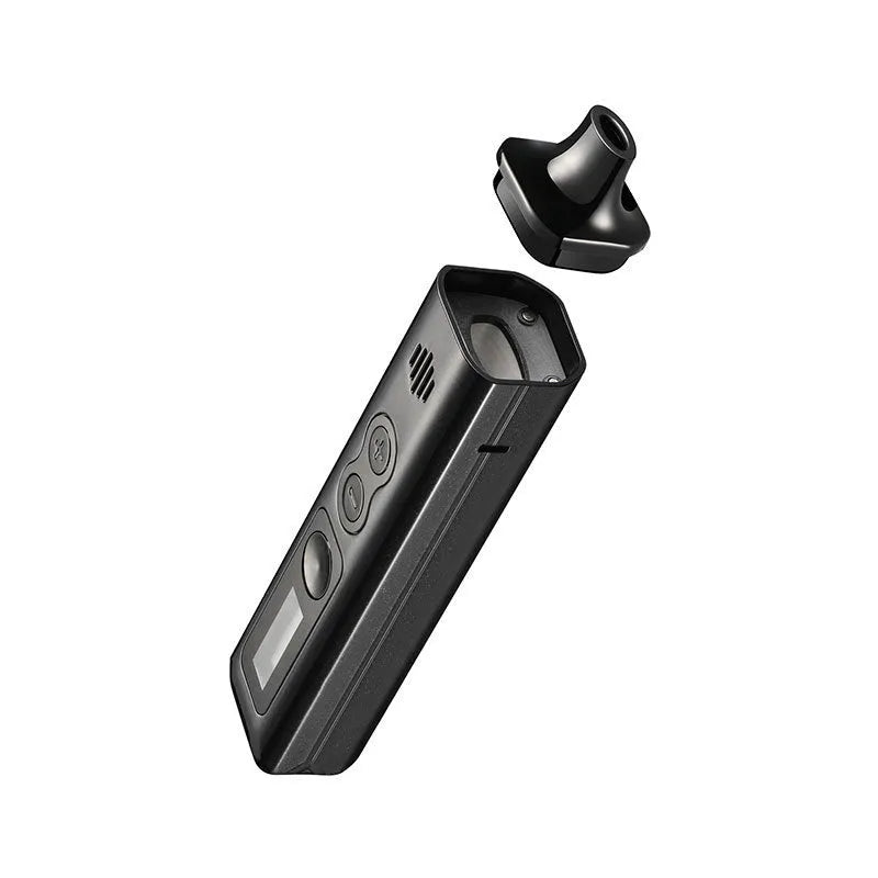 New dry-burning battery pipe set in gray with USB charging interface and plastic body