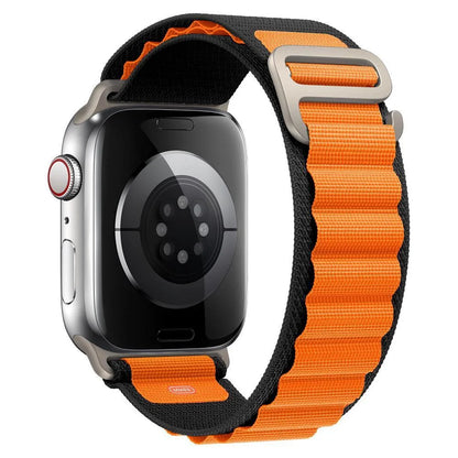 Apple Watch nylon strap with metal tips in various colours