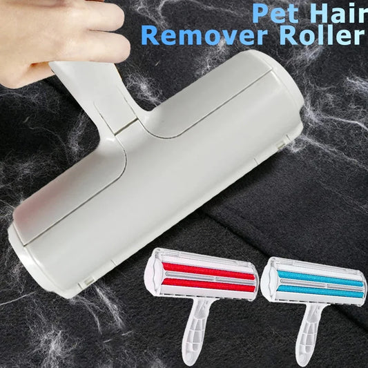 Durable ABS pet hair remover tool with 2-way design for efficient cleaning