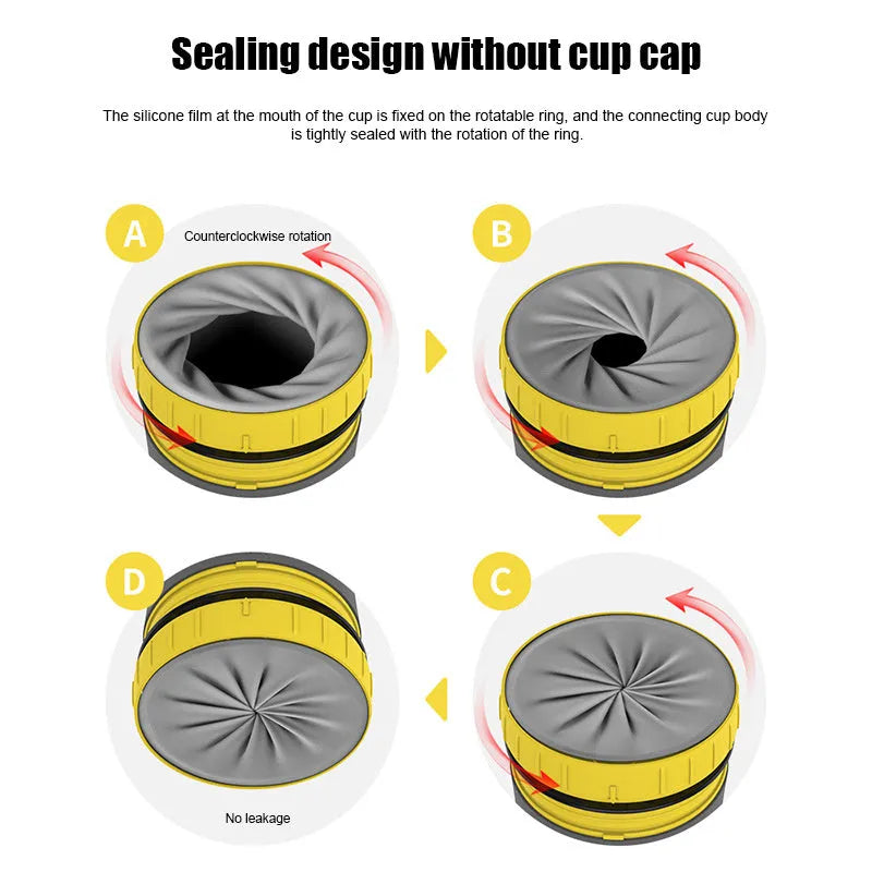 Cartoon pattern double-wall insulation travel tumbler with twist-top silicone seal and straw