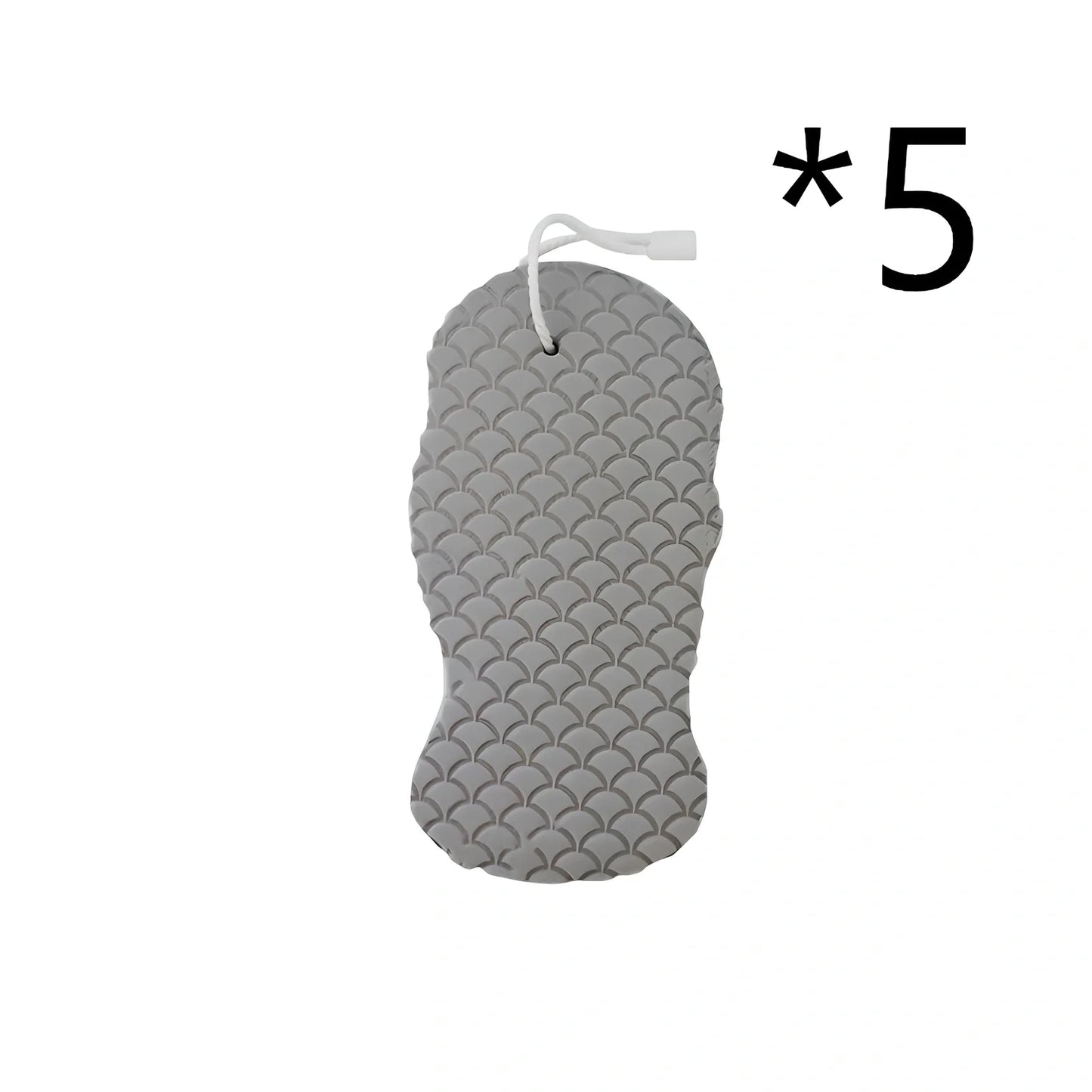 3D fish scale pattern bath sponge for gentle exfoliation and dead skin removal