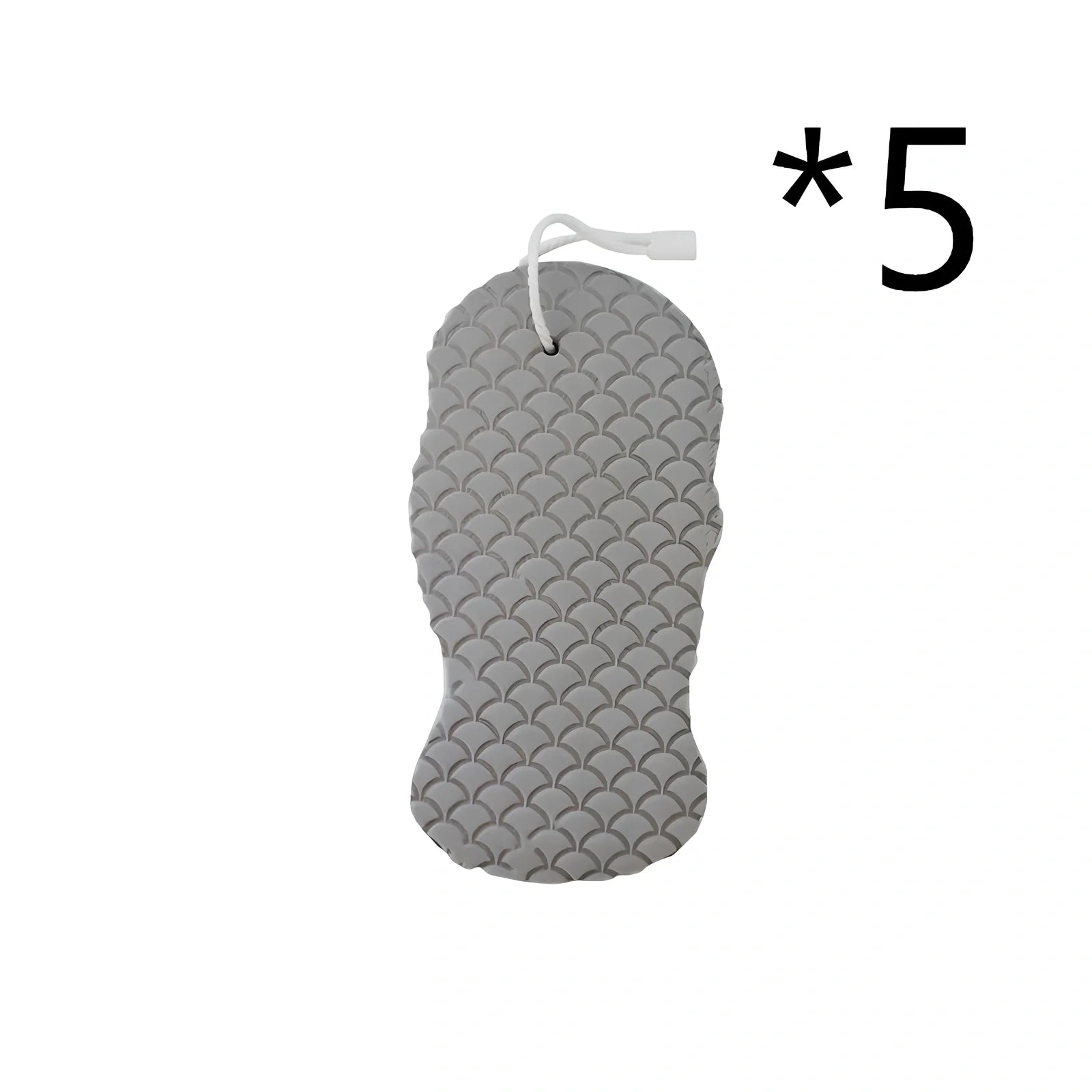 3D fish scale pattern bath sponge for gentle exfoliation and dead skin removal