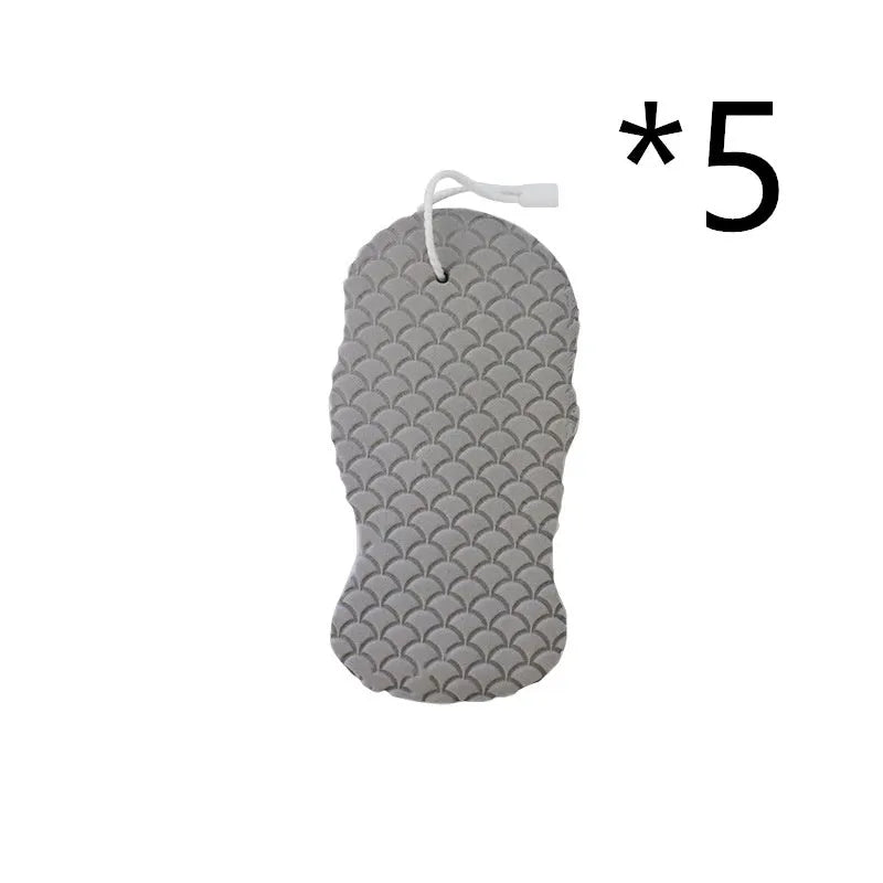 White 3D fish scale pattern bath ball sponge for gentle body exfoliation.
