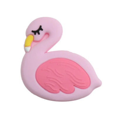 50pcs baby silicone dental gel beads for DIY pacifier chains and teething relief