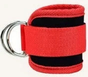 Ankle strap resistance bands in various colours for hip and leg strength training