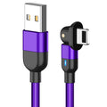 Magnetic three-in-one charging data cable with aluminium alloy connector and black nylon braided cable