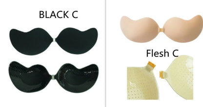 Deep V Invisible Bra with Mango Cup for seamless support under swimwear or dresses