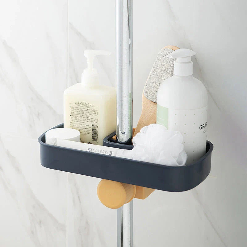 Versatile Sink Organiser with Compartments for Sponges, Brushes, and Cleaning Supplies