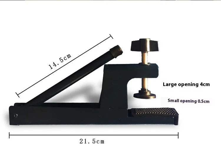 Table tennis post with thickened universal large clip for indoor open grid table mounting
